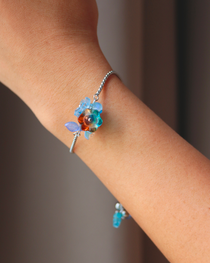 FLORAL DREAMS // Ocean Sunrise (Stainless Steel Adjustable Bracelet)