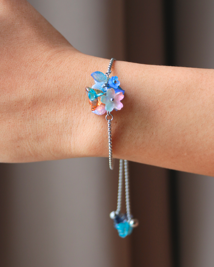 FLORAL DREAMS // Ocean Sunrise (Stainless Steel Adjustable Bracelet)