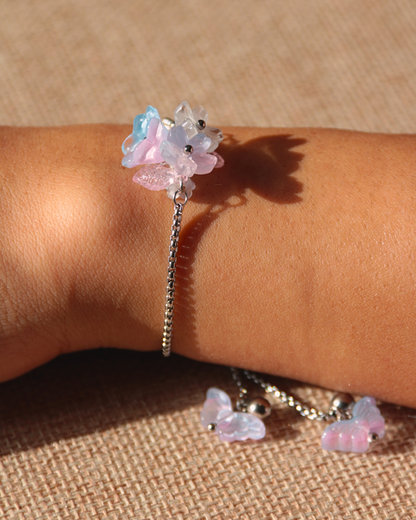 FLORAL DREAMS // Misty Mornings (Stainless Steel Adjustable Bracelet)