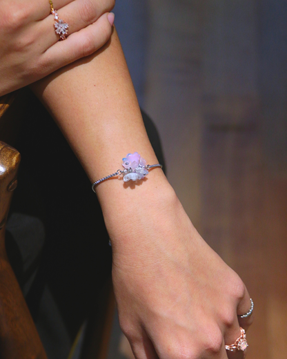 FLORAL DREAMS // Misty Mornings (Stainless Steel Adjustable Bracelet)